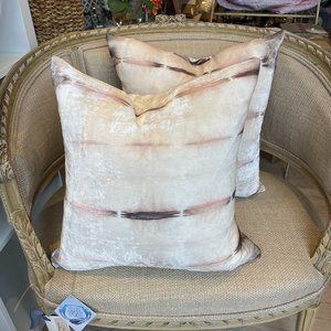 Opal Rorschach Velvet Pillow by Kevin O'Brien Studio